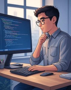 developer working on single API output